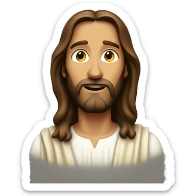 Jesus looked with astonishment sticker