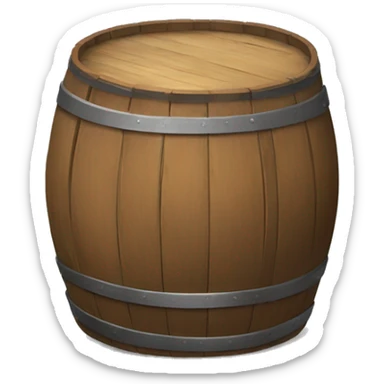 Horse turning a barrel sticker