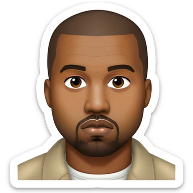 Kanye west as hitler sticker