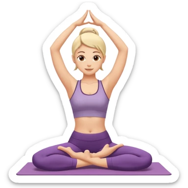yoga sticker