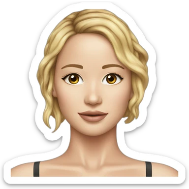 jennifer lawrence skin bikini sfw sticker