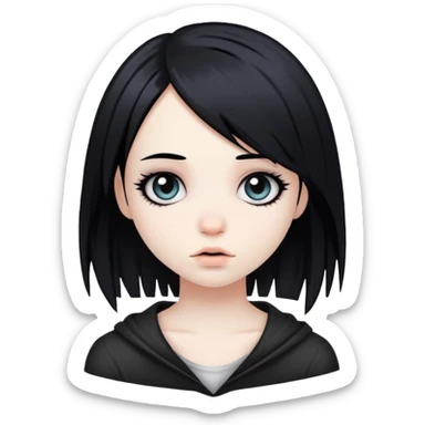 Show me a emo girl that’s born on oct 31 sticker