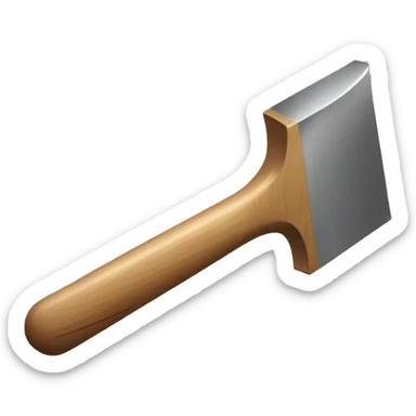 CHISEL. El cincel es una herramienta que sirve para labrar materiales a base de golpes con la ayuda de un martillo o un mazo. sticker