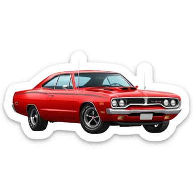 Plymouth GTX perfect view sticker