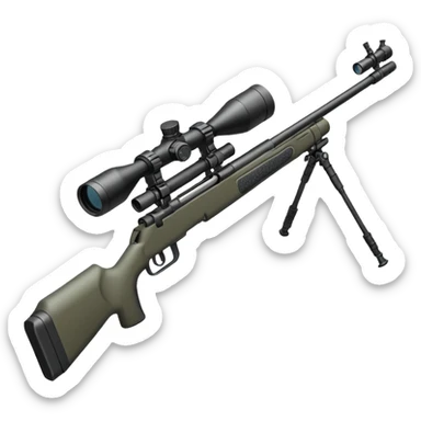 Sniper rifle sticker