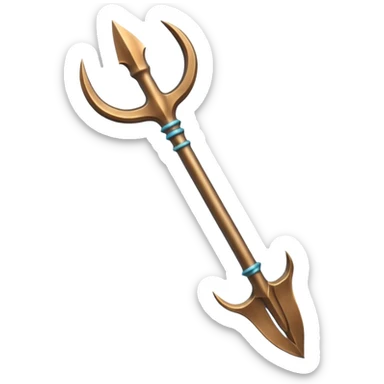 poseidon triden sticker