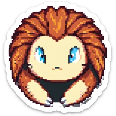 Knuckles the Echidna face from Sonic the Hedgehog sticker