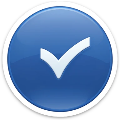 Facebook Verification blue tick sticker