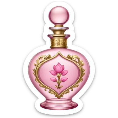 Pink perfume bottle emoji sticker