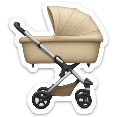 beige stroller sticker