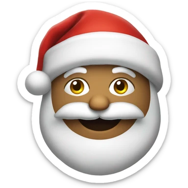 Santa naughty list sticker