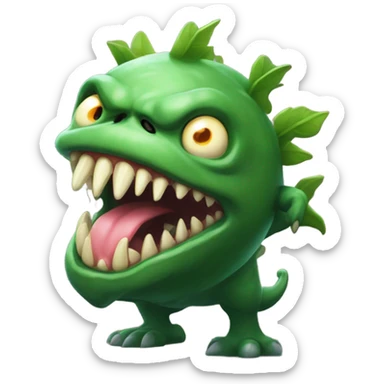 PVZ Chomper sticker