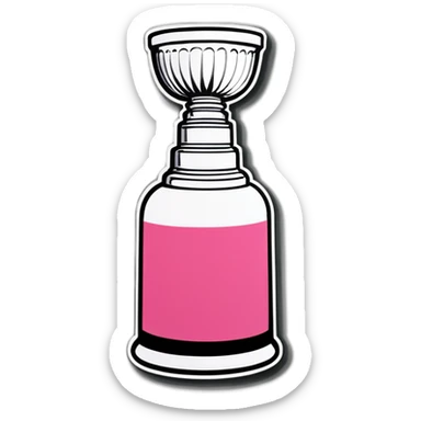 Pink Stanley cup sticker