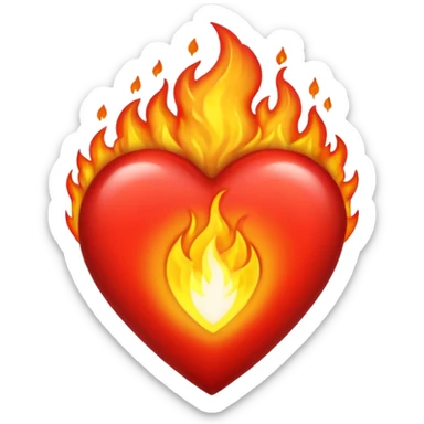 🖤+🔥 sticker