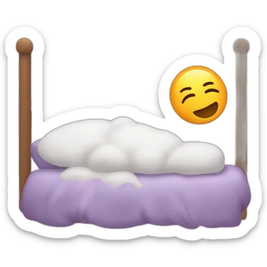 chat qui dort sticker