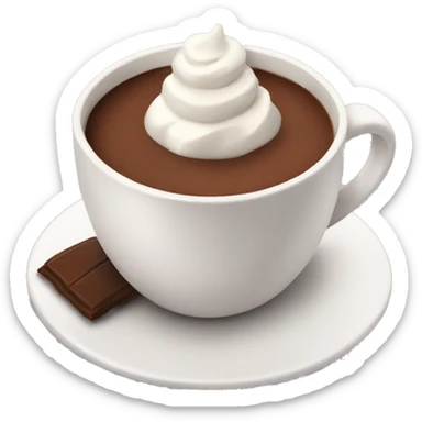 Hot chocolate  sticker