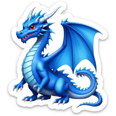 Blue dragon  sticker