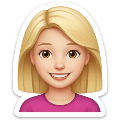 Belle fille  sticker