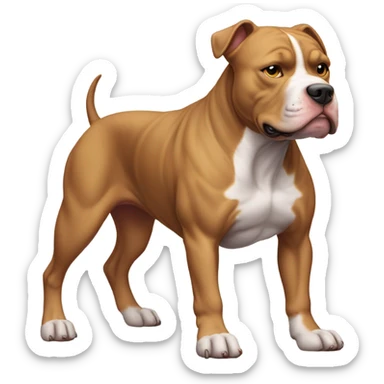 Brb pitbull  sticker