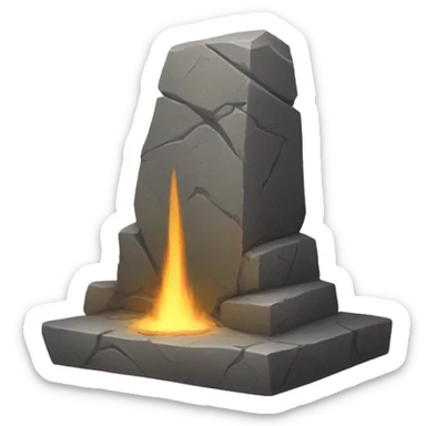 Altar of stone  sticker