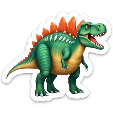 A spinosaurus sticker