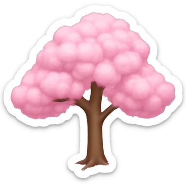Light pink tree Chris  sticker