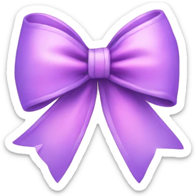 Aesthetic bow sticker