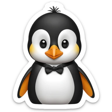 bombastic side eyeing penguin sticker