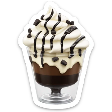Mc flurry with Oreo sticker