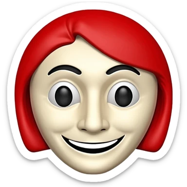 Money Heist mask emoji  sticker