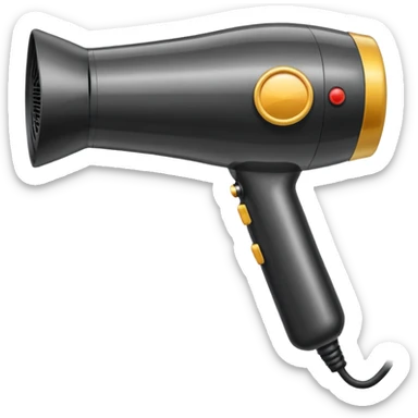 hair dryer sticker