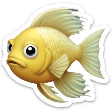 most beautiful fish of the sea sticker