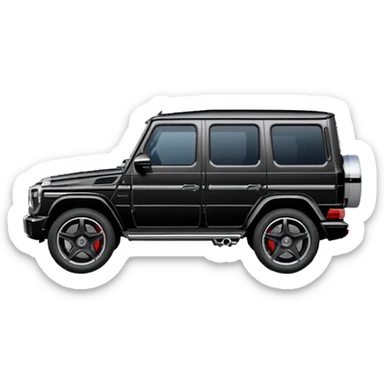 Mercedes black g63 sticker