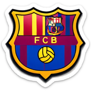Escudo barça sticker