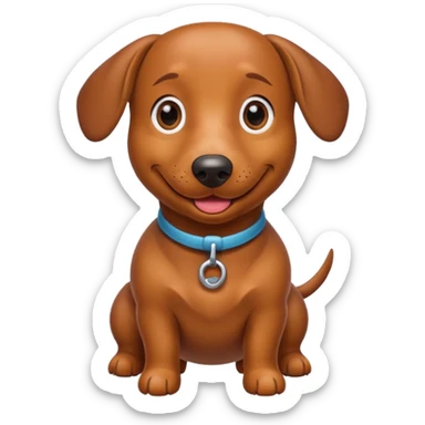 Wiener dog  sticker