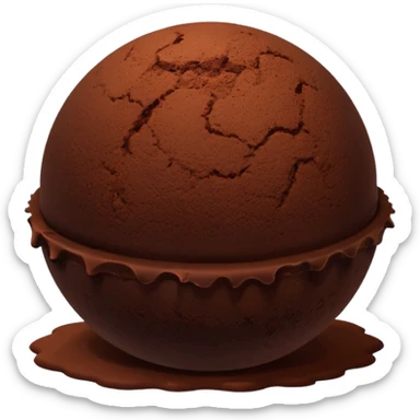 chocolate truffle sticker