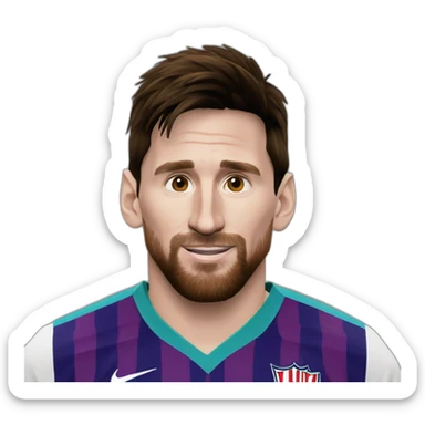lionel messi charlotte hornets sticker