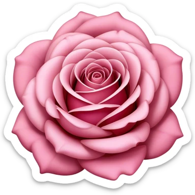 Dusty rose rose sticker