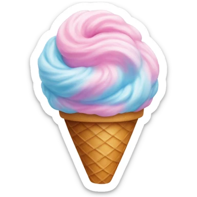 cotton candy sticker