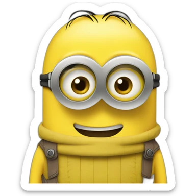 yellow minion sticker