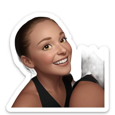 girls and boys smiling together sticker