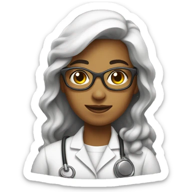 Cientista Social mulher  sticker