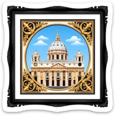 saint peter's church rome png style like  sticker
