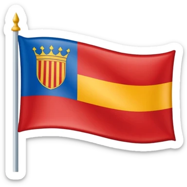 bandera de valencia sticker