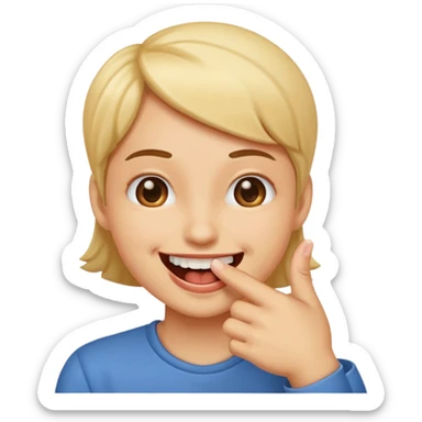 Mordiéndose el dedo 🫦👆🏼 sticker