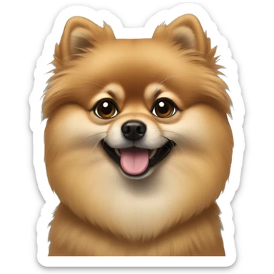 Sable Pomeranian sticker