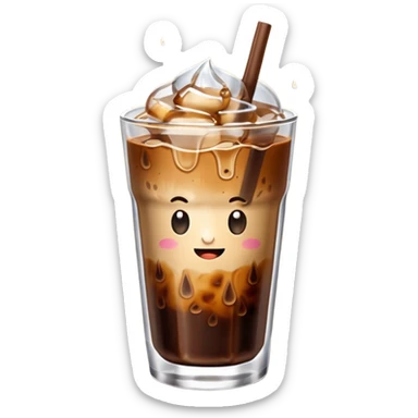 iced coffee sticker