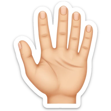 Hand fingering sticker