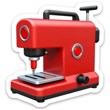 a red dot peen marking machine sticker