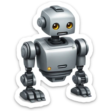 Robot cansado sticker